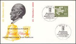 1963  Konrad Adenauer - Ehrenbrger von Berlin
