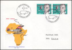 1977  Afrika-Gedenkflug: Zrich - Kapstadt