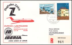 1979  Erstflug DC-9-Jet Zrich - Las Palmas ab Liechtenstein