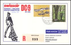 1981  Erster Direktflug DC-9 Zrich - Malaga ab Liechtenstein
