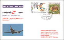 1997  Erstflug Zrich - Ho Chi Minh City ab Liechtenstein