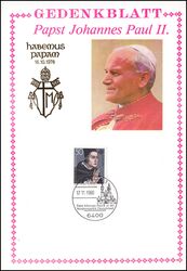 1980  Papst Johannes Paul II. in Deutschland - Fulda