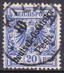 Deutsch-Ostafrika - 1896  Freimarke Deutsches Reich mit Aufdruck