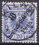 Deutsch-Ostafrika - 1896  Freimarke Deutsches Reich mit...