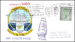 1980  Segelschulschiff Gorch Fock zu Besuch in VIGO 