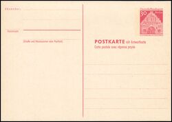 1966  Deutsche Bauwerke - Doppelkarte