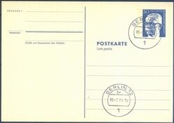 1972  Gustav Heinemann - Postkarte