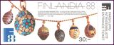 1988  Intern. Briefmarkenausstellung FINNLANDIA `88 -...