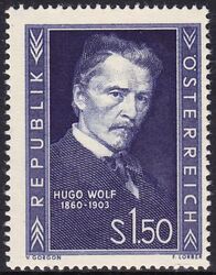 1953  50. Todestag von Hugo Wolf
