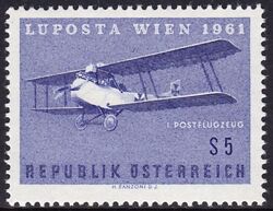 1961  Luftpost-Briefmarkenausstellung LUPOSTA 1961