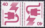 1972  Freimarken: Unfallverhtung - Kehrdruck