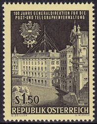 1966  100 Jahre Generaldirektion fr die Post- und Telegraphenverwaltung