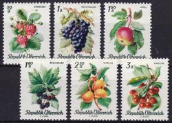 1966  Freimarken: Einheimische Obstsorten