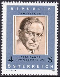 1981  100. Geburtstag von Otto Bauer