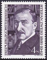1981  100. Geburtstag von Stefan Zweig