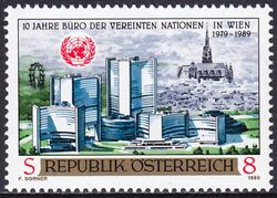 1989  10 Jahre Wiener Bro der Vereinten Nationen (UNO)