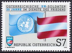 1990  30 Jahre sterreuchische Soldaten in der UNO-Friedenstruppe