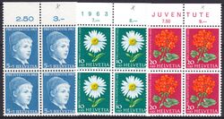 1963  Pro Juventute: Wiesen- und Gartenblumen
