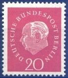 1959  Freimarke: Bundesprsident Theodor Heuss