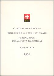1956  Offizielles PTT-Faltblatt - Nr. 2