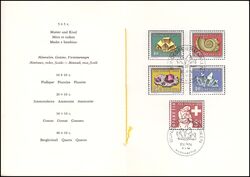 1958  Offizielles PTT-Faltblatt - Nr. 13