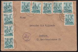 1948  Ortsbrief - MeF / ZF 2b
