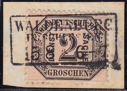 Nr. 3426 - Nachverwendeter Preuenstempel - Waldeburg in Schlesien / R3