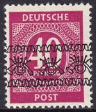 1948  Freimarken: Ziffernserie mit Bandaufdruck  64 I  K