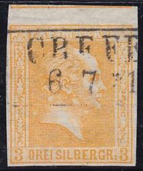 1858  Freimarke: Knig Friedrich Wilhelm IV.