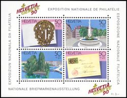 1990  Nationale Briefmarkenausstellung GENEVE `90