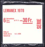 1978  Nationale Briefmarkenausstellung LEMANEX 78 -...