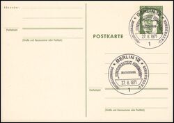 1971  Gustav Heinemann - Postkarte