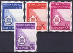 Vietnam-Sd 1958  Einweihung des neuen Verwaltungsgebudes der UNESCO