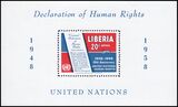Liberia 1958  10. Jahrestag der Erklrung der Menschenrechte