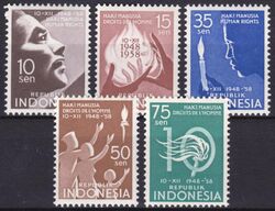 Indonesien 1958  10. Jahrestag der Erklrung der Menschenrechte