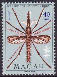 Macau 1962  Kampf gegen die Malaria