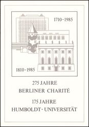 1985  175 Jahre Humbold-Universitt - 275 Jahre Charite