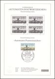 1988  Schwarzdruck der Automaten-Postwertzeichen Berlin