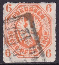 1861  Freimarke: Preuischer Adler im Achteck