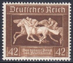 1936  Galopprennen Das Braune Band von Deutschland
