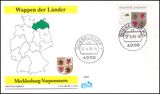 1993  Wappen der Lnder der BRD - Mecklenburg-Vorpommern