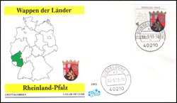 1993  Wappen der Lnder der BRD - Rheinland-Pfalz