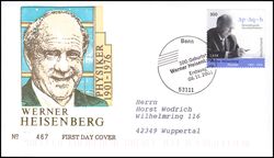 2001  100. Geburtstag von Werner Heisenberg - Pgysiker
