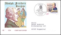 2002  250. Geburtstag von Adolph Freiherr von Knigge - Schriftsteller