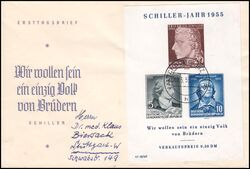 1955  150. Todestag von Friedrich Schiller