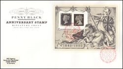 1990  150 Jahre Briefmarken - One Penny Black