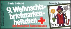 1990  Deutsches Rotes Kreuz - 9. Weihnachtsmarkenheftchen gest.