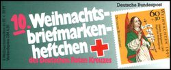 1991  Deutsches Rotes Kreuz - 10. Weihnachtsmarkenheftchen gest.
