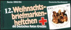 1993  Deutsches Rotes Kreuz - 12. Weihnachtsmarkenheftchen gest.