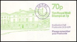 0-077g - 1979  Markenheftchen: Kedleston Hall